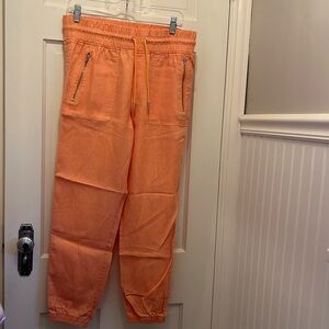 Athleta Retreat 100% linen jogger size 10